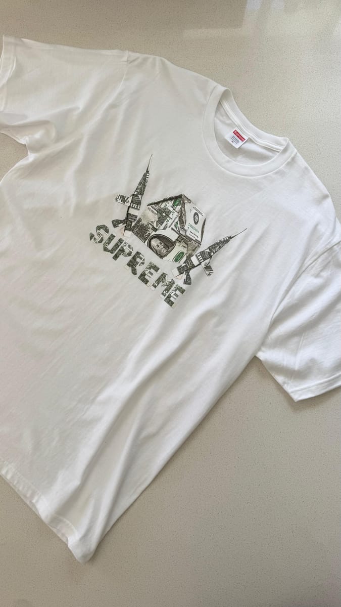 Supreme Origami Tee "White"