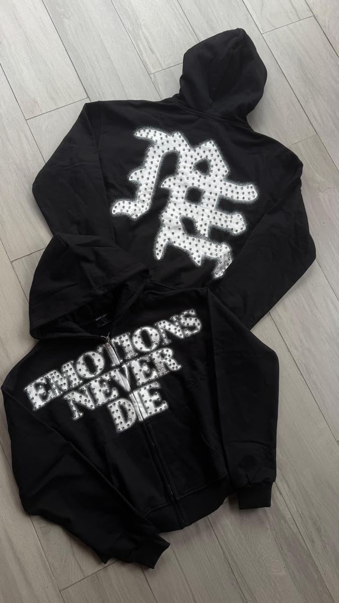 Mixed Emotions "Never Die Black" Zip Up