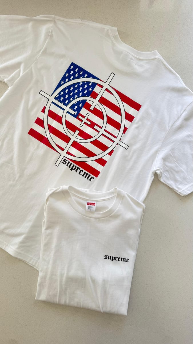 Supreme Target Tee "White"