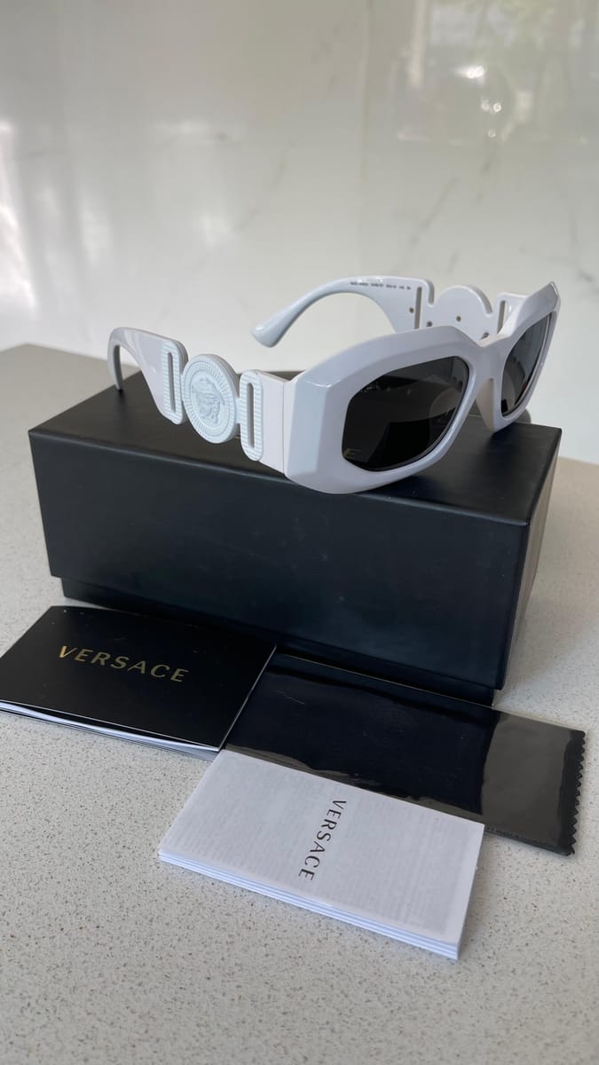 Versace Anteojos Maxi Medusa Biggie "Blanco"