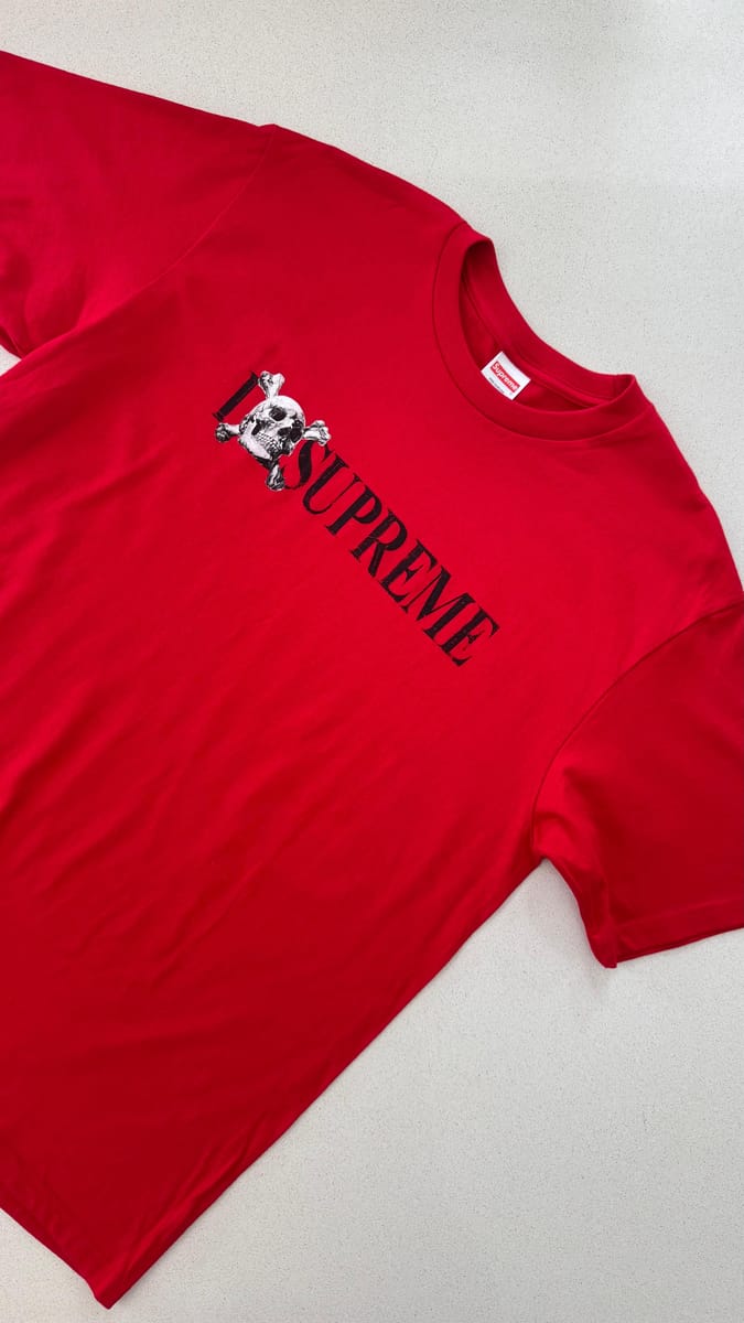Supreme Skull Tee "Red"