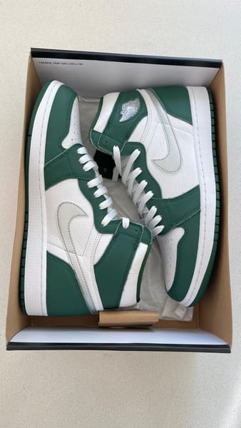 Jordan 1 Retro High OG Gorge Green "Gorge Green/Metallic Silver/White"