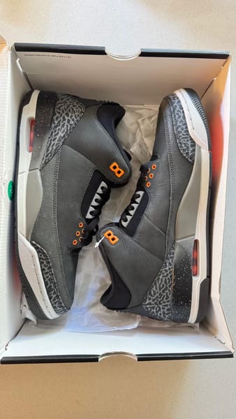 Jordan 3 Retro Fear Pack (2023) "Black/Total Orange"